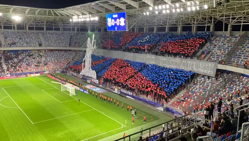Scenografie inedită pregătită de galeria CSA Steaua la meciul cu Rapid_17
