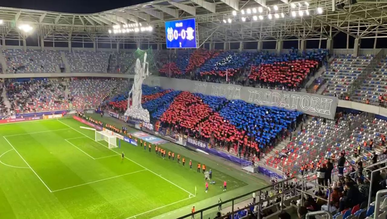 Scenografie inedită pregătită de galeria CSA Steaua la meciul cu Rapid_17