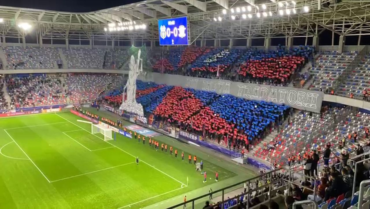 Scenografie inedită pregătită de galeria CSA Steaua la meciul cu Rapid_18