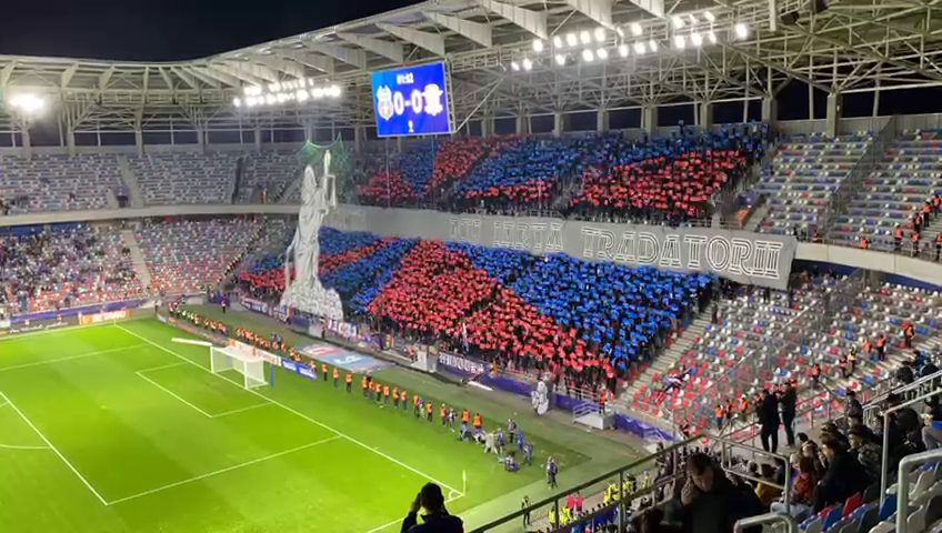 Scenografie inedită pregătită de galeria CSA Steaua la meciul cu Rapid_23