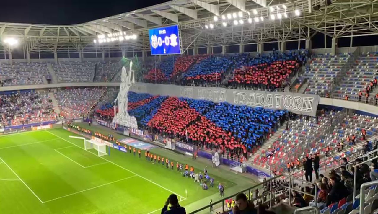 Scenografie inedită pregătită de galeria CSA Steaua la meciul cu Rapid_24