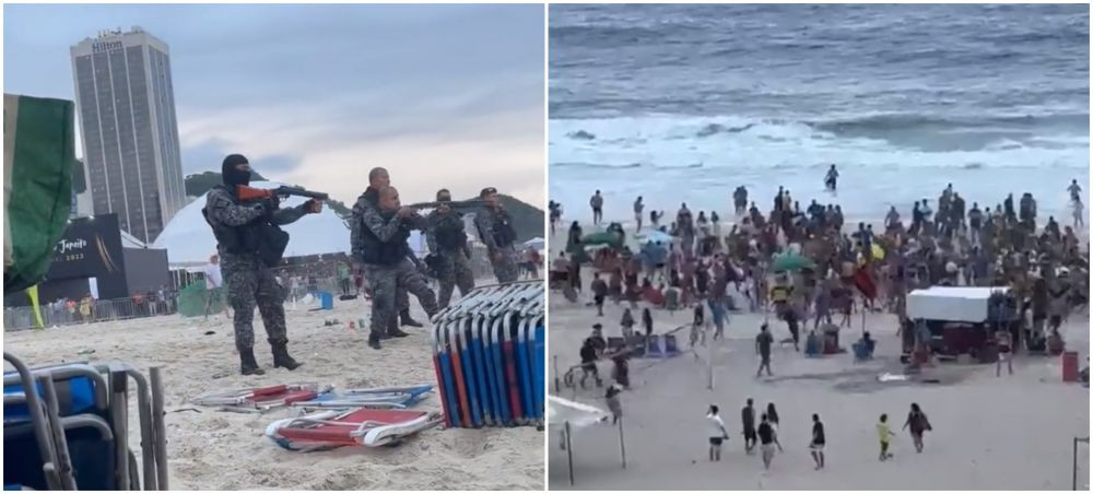 Imagini șocante! Fanii lui Fluminense, atac organizat asupra fanilor lui Boca Juniors &icirc;nainte de finala Copa Libertadores. Poliția a intervenit&nbsp;