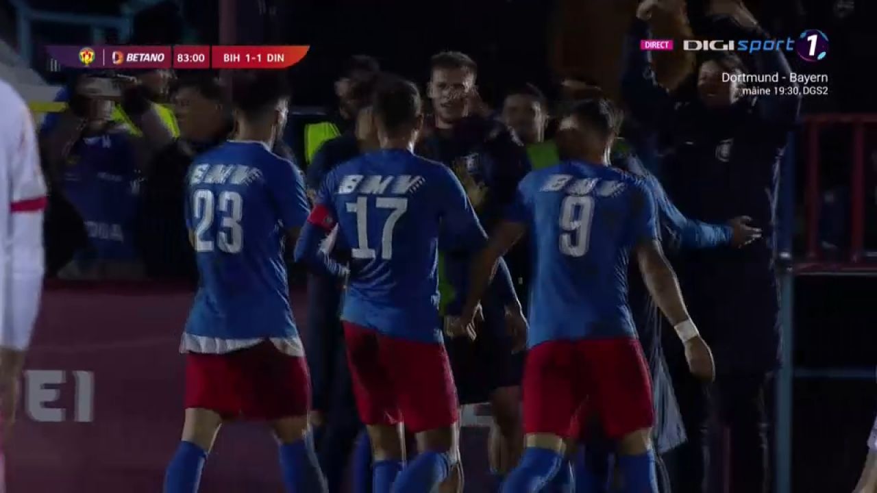 FC Bihor - Dinamo 1-1! Punct de moral pentru ardeleni, continuă criza la echipa din Ștefan cel Mare_1