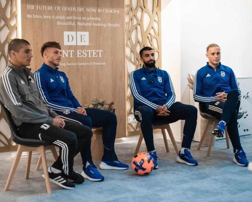 Fotbaliștii lui Adrian Mititelu au trecut pe la cabinet înainte de Derby-ul Olteniei. Și-au pus în gând să-și arate colții în meciul cu echipa lui Rotaru_2