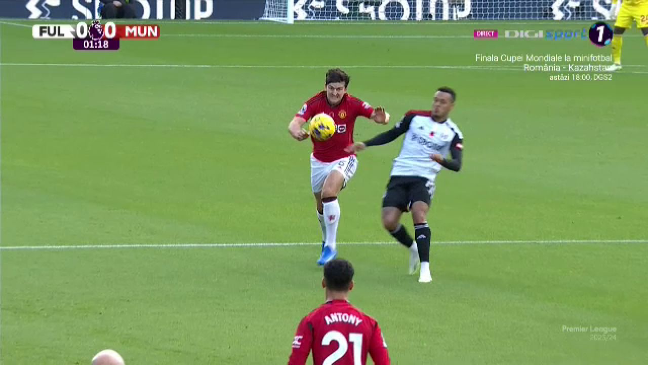 Harry Maguire i-a dat emoții lui Erik ten Hag! Ce s-a întâmplat în minutul 1, în Fulham - Manchester United_6