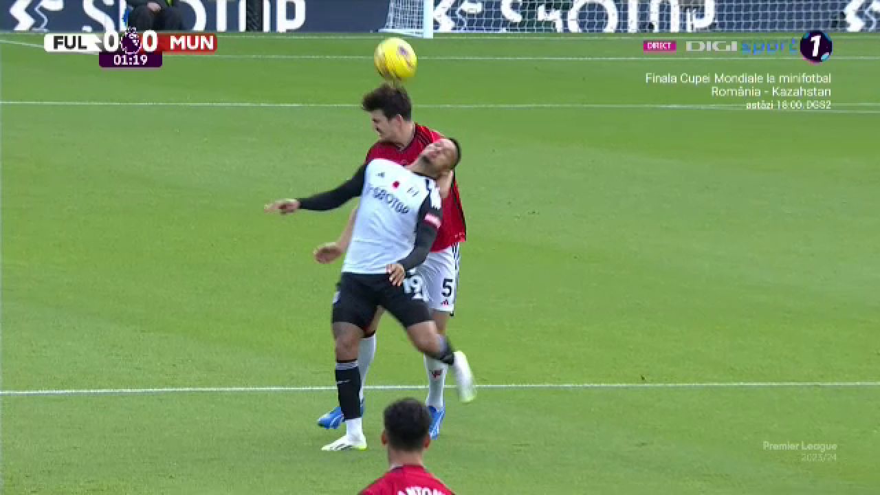 Harry Maguire i-a dat emoții lui Erik ten Hag! Ce s-a întâmplat în minutul 1, în Fulham - Manchester United_8