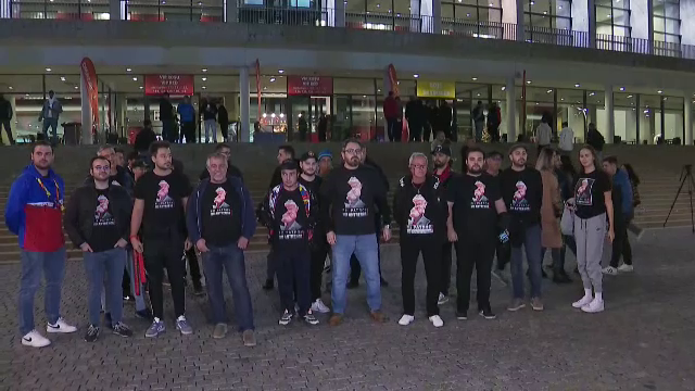 „Fii patron, nu antrenor!” Protest anti-Becali înainte de FCSB - Rapid _8