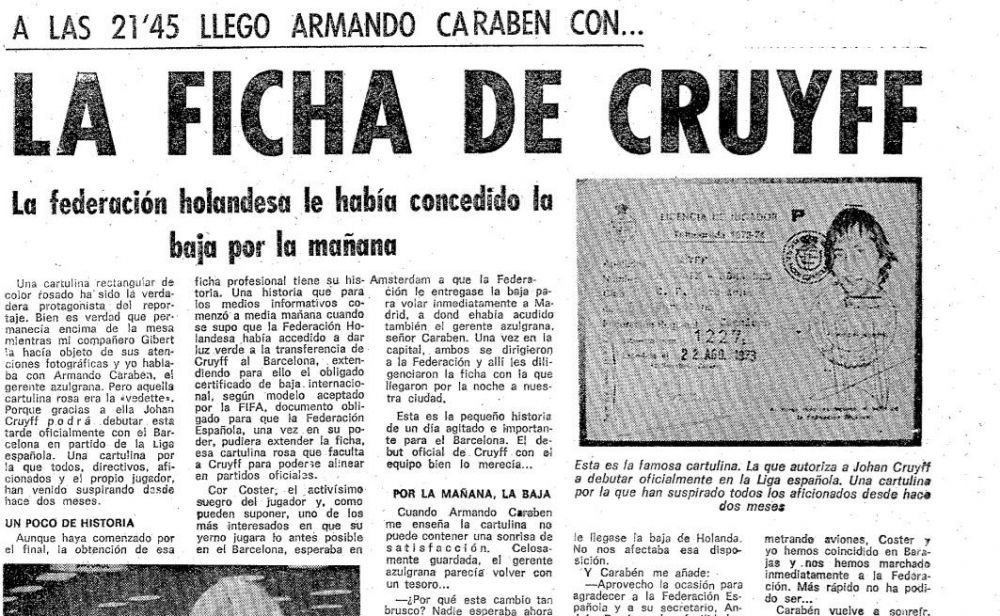 Cătălin Oprișan scrie despre 50 de ani trecuți de la debutul lui Cruyff la FC Barcelona, când nimeni nu se aștepta. ”Dați foaia, joc! N-o dați, nu joc! E clar?”_3