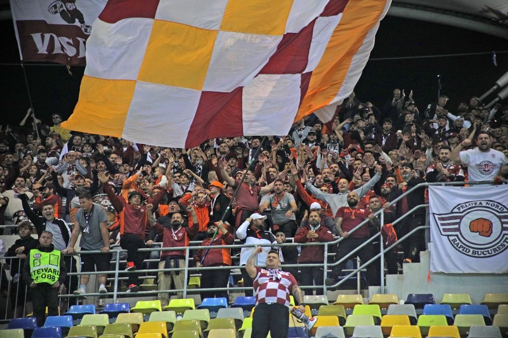 Un strigăt din vechea Troie, pe Arena Națională. Rapidiștii au sărbătorit cu fanii, după victoria cu FCSB_5