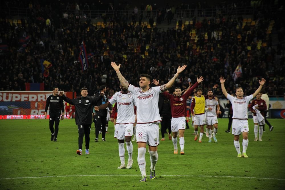 Un strigăt din vechea Troie, pe Arena Națională. Rapidiștii au sărbătorit cu fanii, după victoria cu FCSB_6
