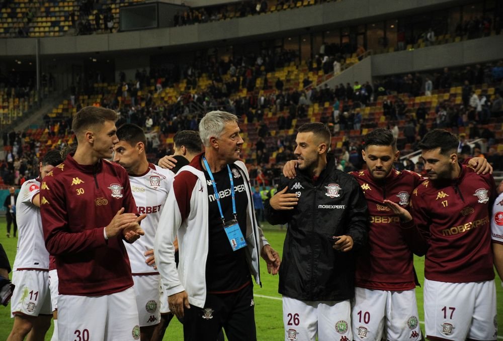 Un strigăt din vechea Troie, pe Arena Națională. Rapidiștii au sărbătorit cu fanii, după victoria cu FCSB_13