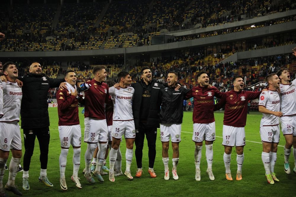 Un strigăt din vechea Troie, pe Arena Națională. Rapidiștii au sărbătorit cu fanii, după victoria cu FCSB_18