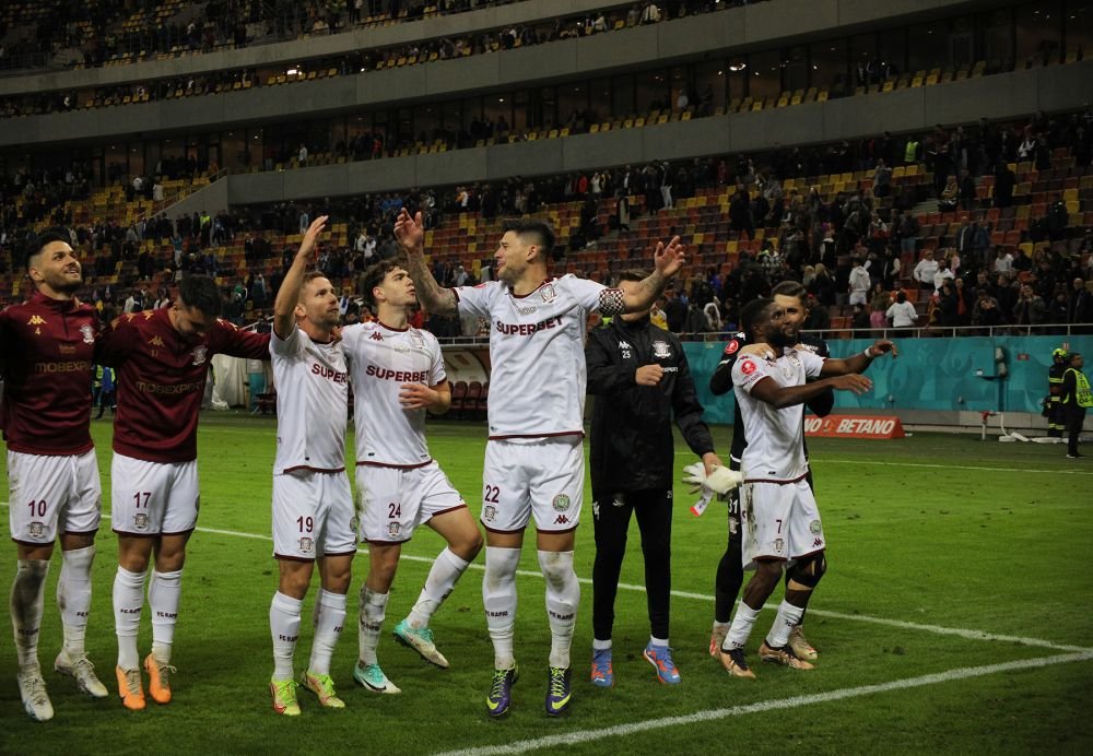 Un strigăt din vechea Troie, pe Arena Națională. Rapidiștii au sărbătorit cu fanii, după victoria cu FCSB_19