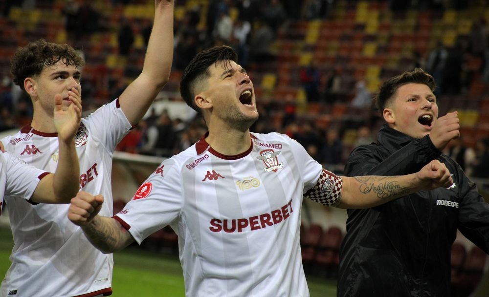 Un strigăt din vechea Troie, pe Arena Națională. Rapidiștii au sărbătorit cu fanii, după victoria cu FCSB_26