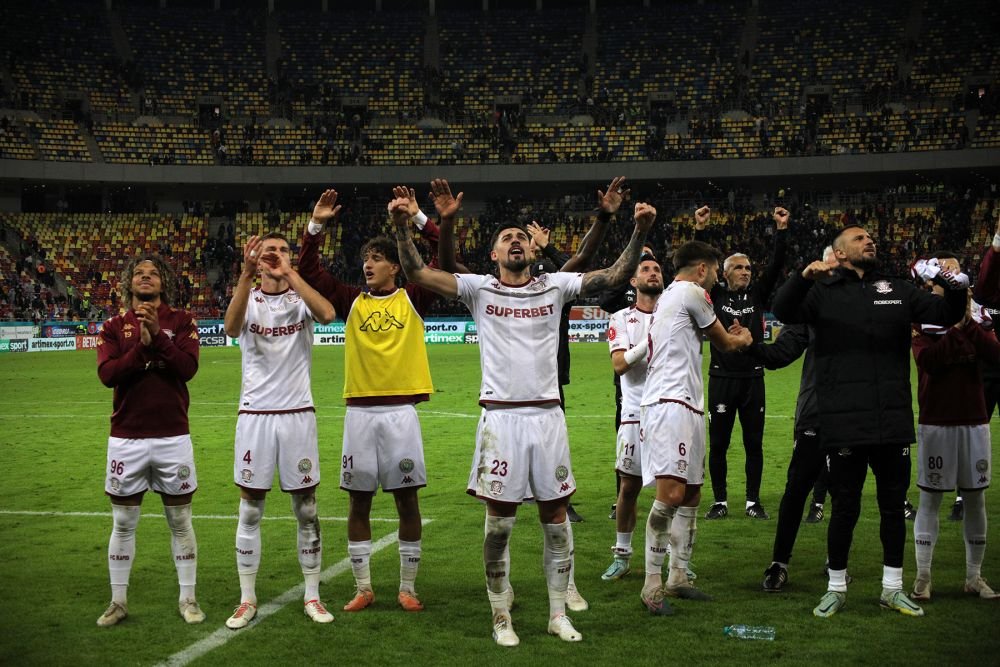 Un strigăt din vechea Troie, pe Arena Națională. Rapidiștii au sărbătorit cu fanii, după victoria cu FCSB_29
