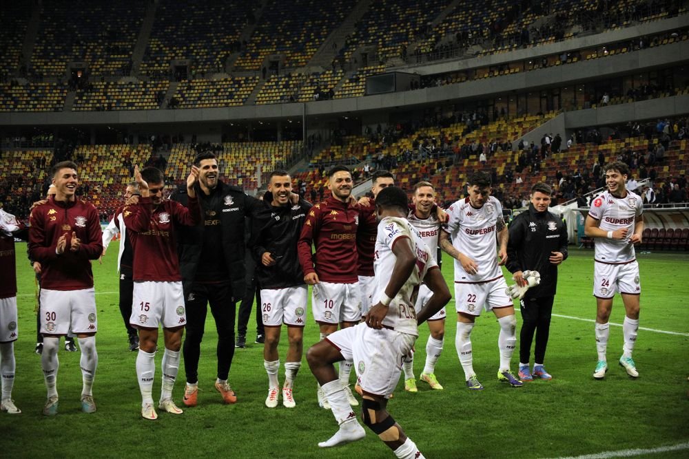 Un strigăt din vechea Troie, pe Arena Națională. Rapidiștii au sărbătorit cu fanii, după victoria cu FCSB_42