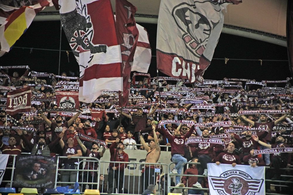 Un strigăt din vechea Troie, pe Arena Națională. Rapidiștii au sărbătorit cu fanii, după victoria cu FCSB_47