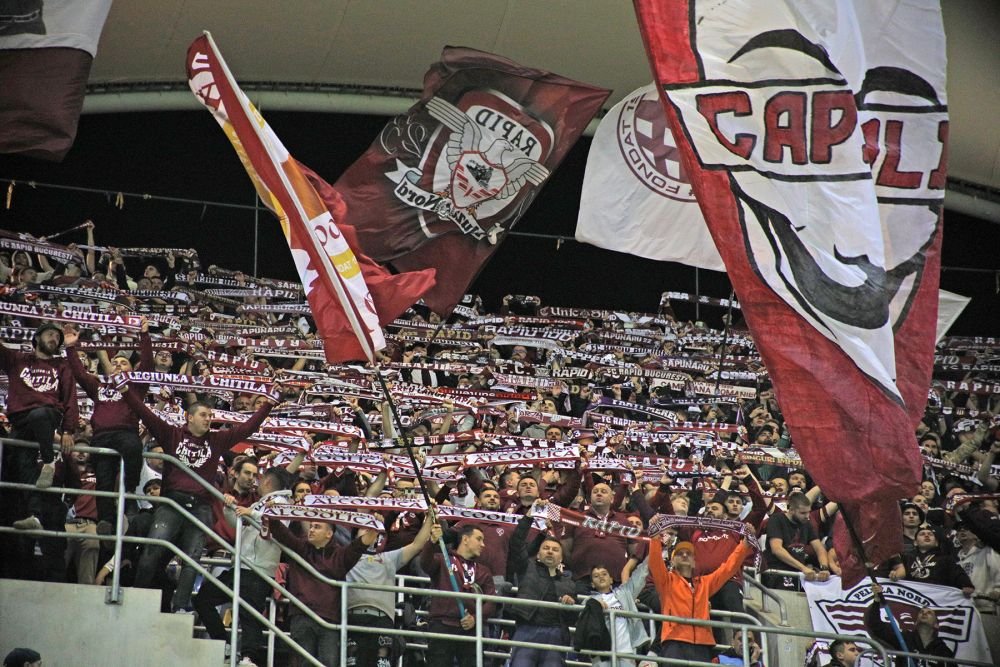 Un strigăt din vechea Troie, pe Arena Națională. Rapidiștii au sărbătorit cu fanii, după victoria cu FCSB_48