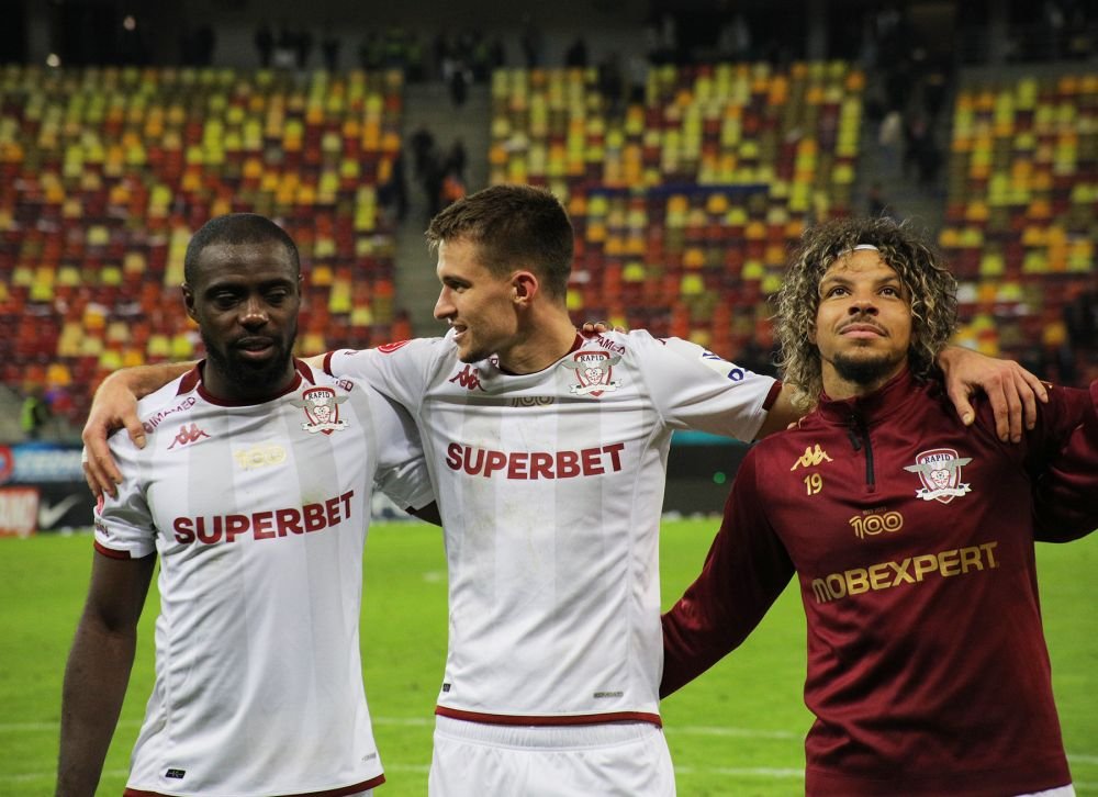Un strigăt din vechea Troie, pe Arena Națională. Rapidiștii au sărbătorit cu fanii, după victoria cu FCSB_54