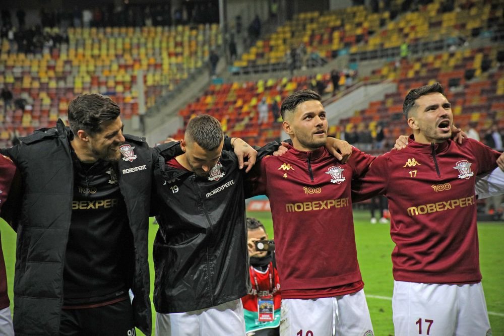 Un strigăt din vechea Troie, pe Arena Națională. Rapidiștii au sărbătorit cu fanii, după victoria cu FCSB_57