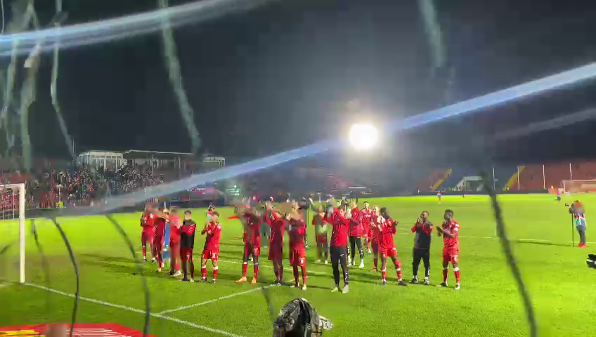 Imaginile bucuriei la Arad, după ce UTA a învins-o pe Dinamo București în prelungiri_12