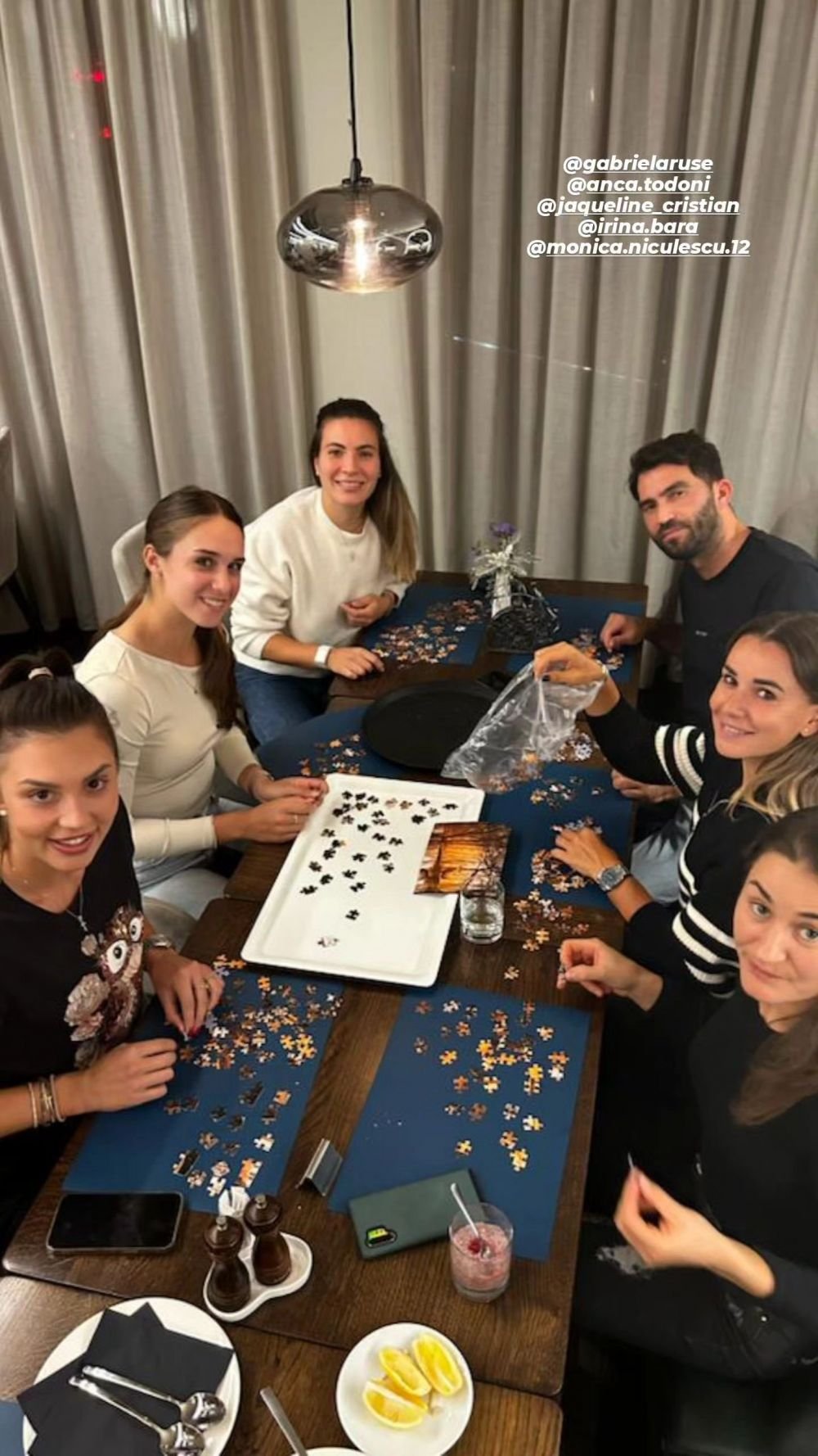Toată echipa, la puzzle! Horia Tecău le-a propus româncelor un antrenament inedit înainte de barajul cu Serbia_60
