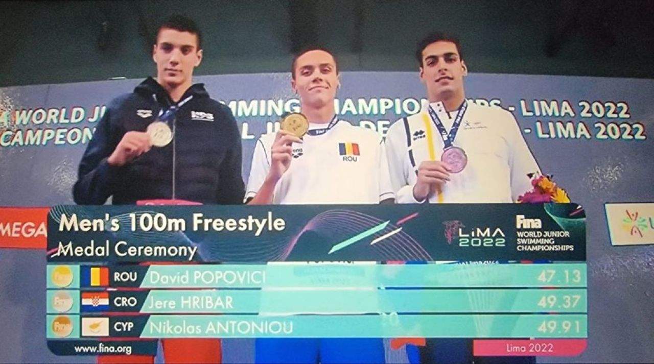 Programul lui David Popovici la Campionatul Național de înot în bazin scurt. În ce probe ia startul recordmenul mondial_36