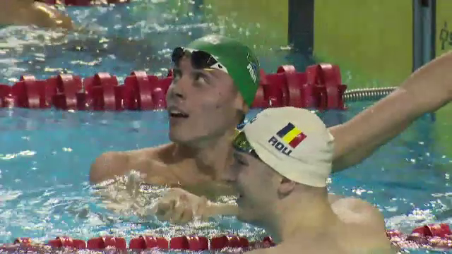 „Nu am de gând să concurez pentru Africa de Sud!” David Popovici, pus pe glume după ce a luat medalia de aur la Campionatul Național de Înot în bazin scurt _26