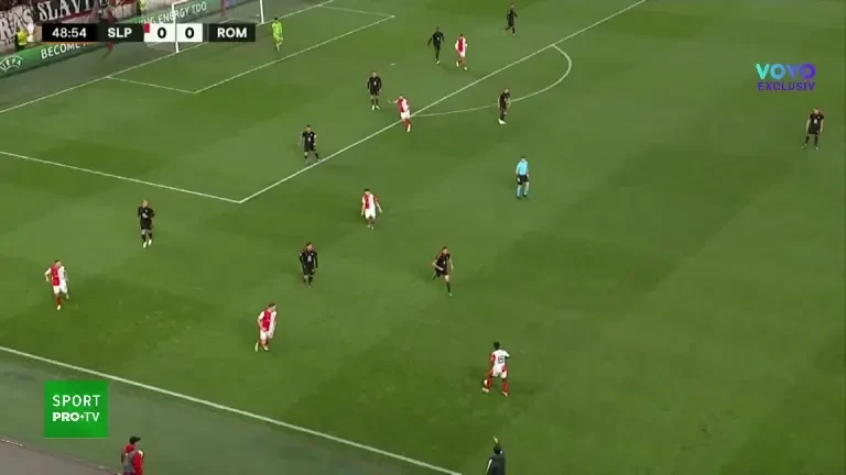 Europa League: Slavia Praga - AS Roma 0-1 | Cehii deschid scorul prin Jurecka
