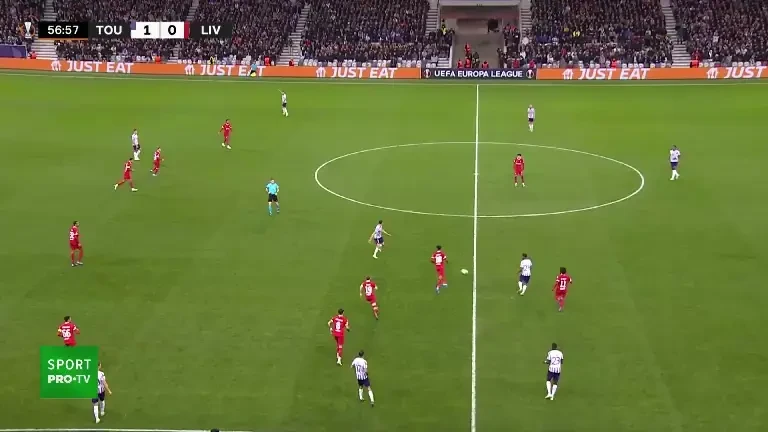 Toulouse - Liverpool: gol minutul 58