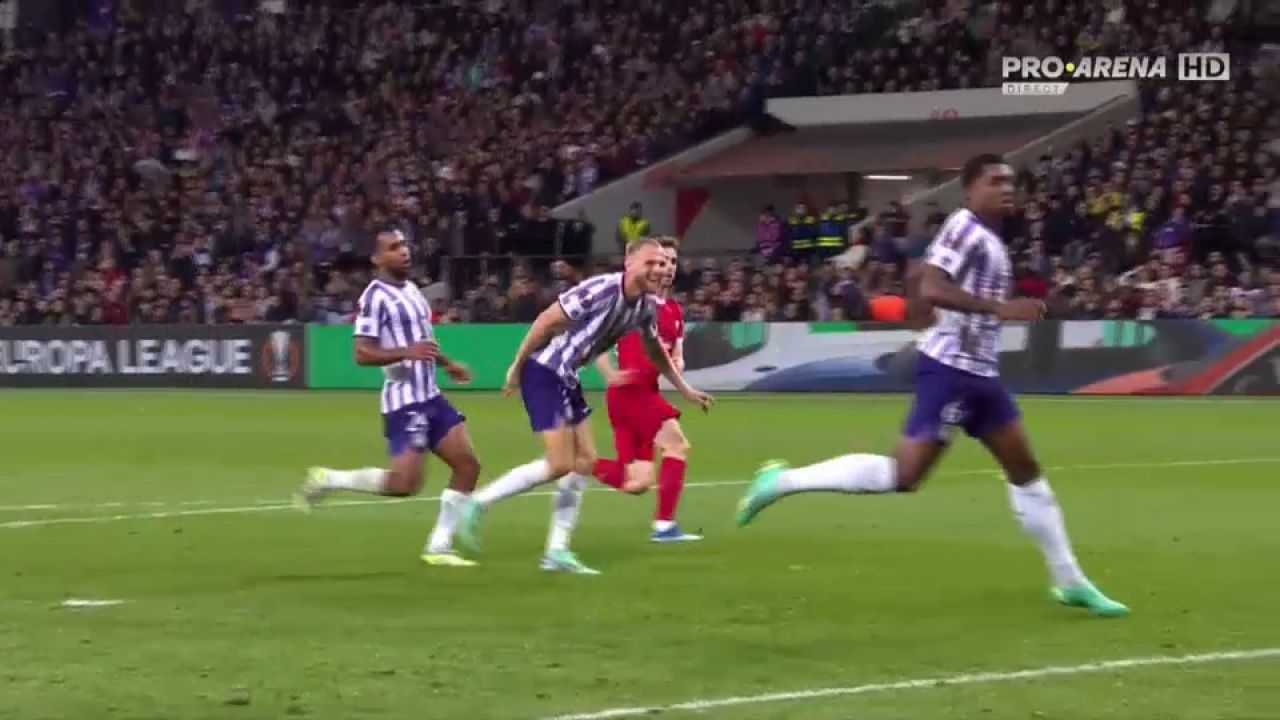 Toulouse - Liverpool a fost pe Pro Arena și VOYO în grupele Europa League! Spectacol cu cinci goluri în meciul serii_1