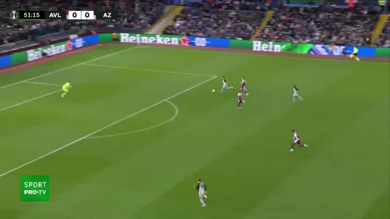 Conference League: Aston Villa - AZ Alkmaar 0-1 | Pavlidis deschide scorul după un contraatac