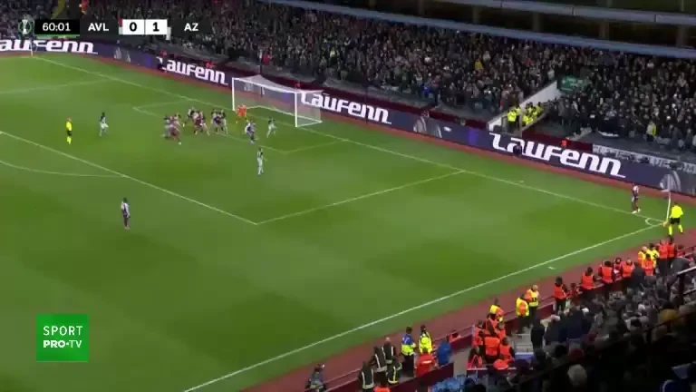 Conference League: Aston Villa - AZ Alkmaar 1-1 | Diego Carlos egalează din centrarea lui Bailey