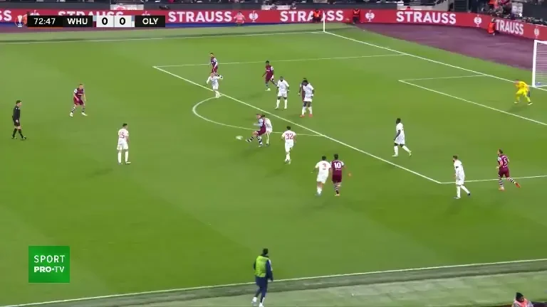 West Ham - Olympiacos: gol Lucas Paqueta