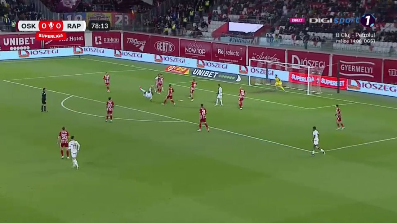 A fost la o bară de un debut spectaculos! Juvhel Tsoumou, execuție spectaculoasă din foarfecă în meciul cu Sepsi OSK_6