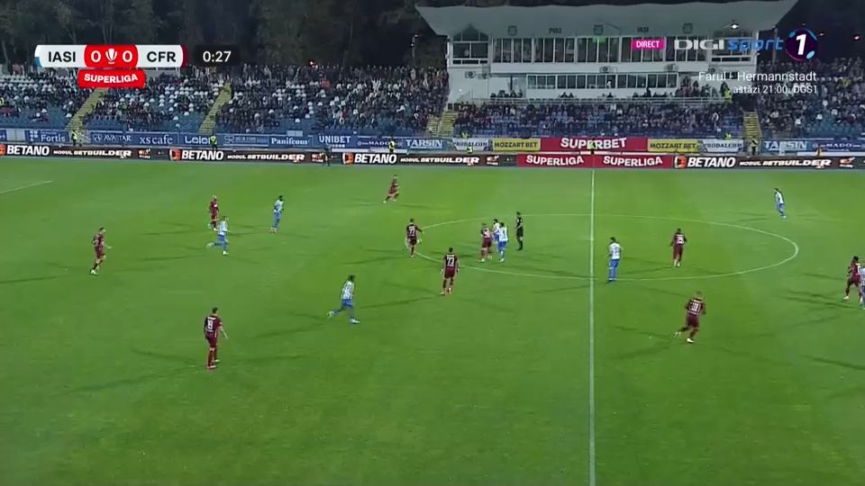 Poli Iași - CFR Cluj 3-3 | Încă un pas greșit pentru trupa lui Mandorlini, al patrulea egal consecutiv pentru moldoveni_3