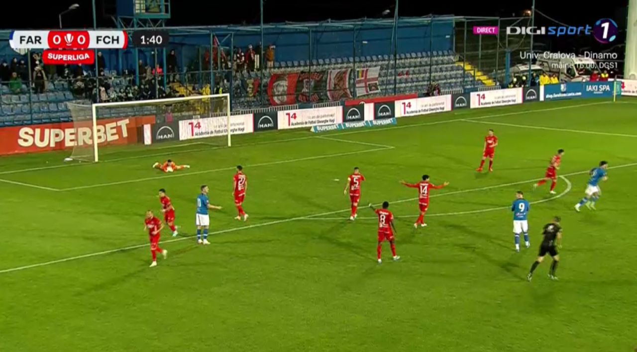 Farul Constanța - FC Hermannstadt 1-1 | Oaspeții au