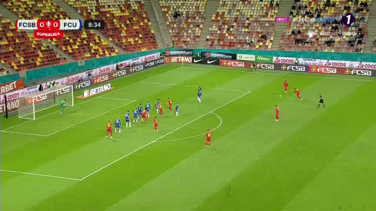 Florinel Coman a înscris spectaculos din lovitură liberă în FCSB - FCU Craiova!_2