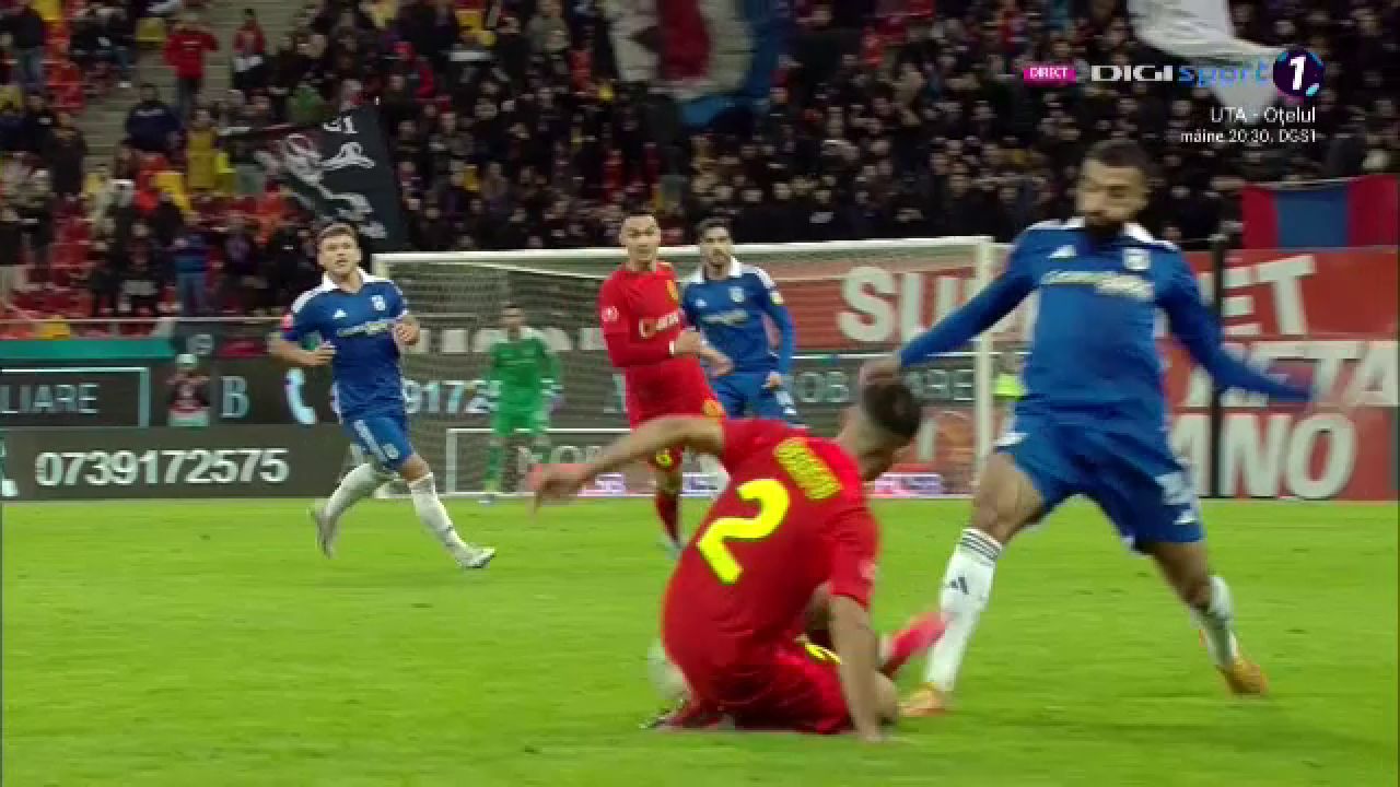 Intrare nebună în FCSB - FCU Craiova! Fotbalistul a văzut direct cartonașul roșu_4