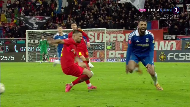 Intrare nebună în FCSB - FCU Craiova! Fotbalistul a văzut direct cartonașul roșu_8
