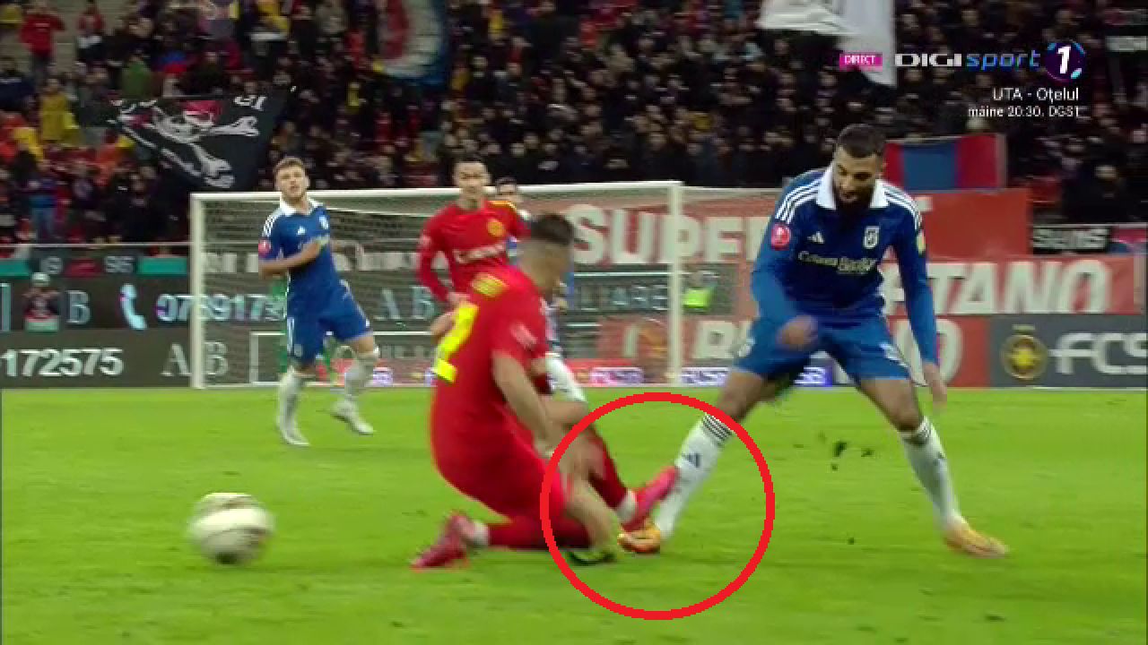 Intrare nebună în FCSB - FCU Craiova! Fotbalistul a văzut direct cartonașul roșu_1
