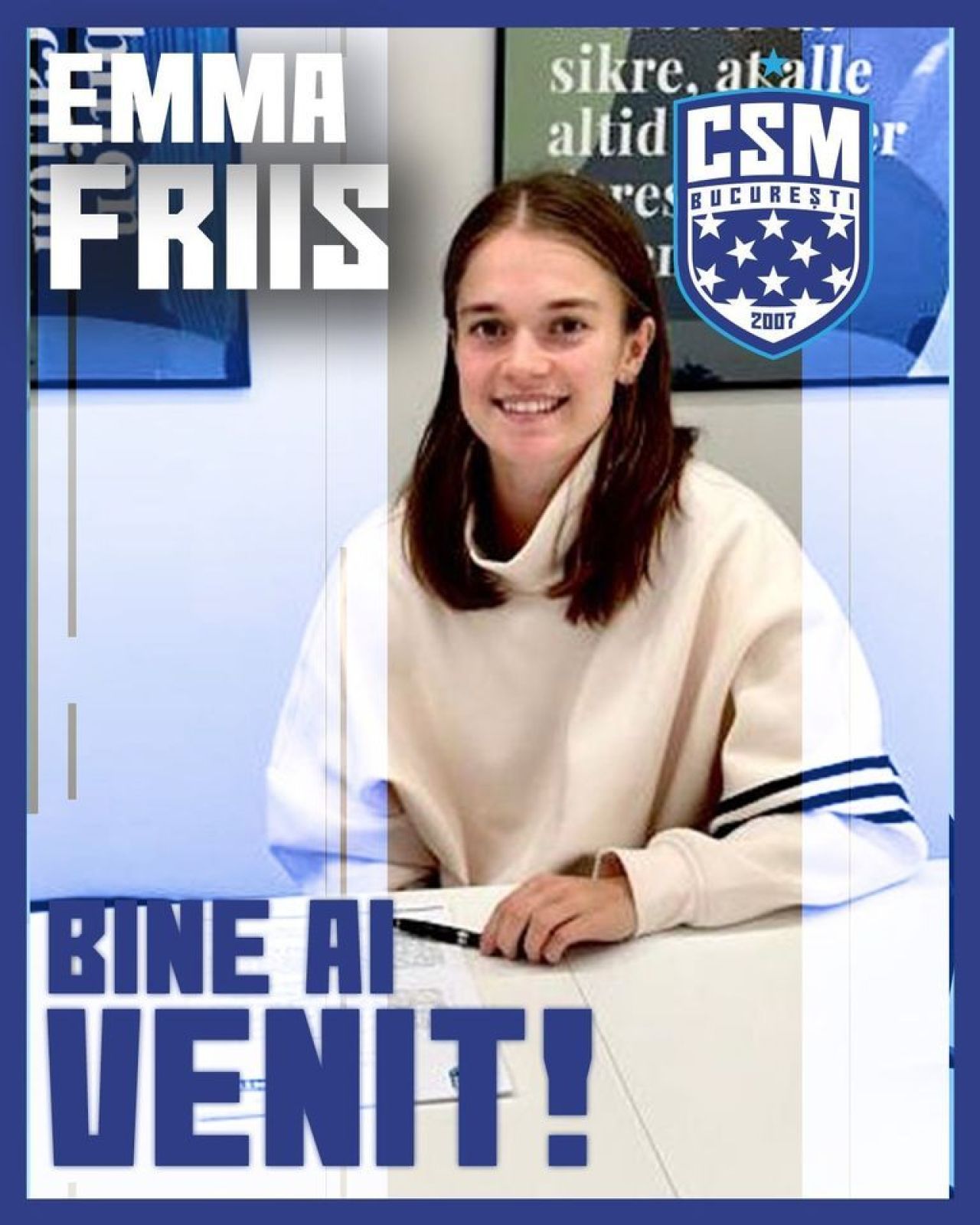 Emma Friis a semnat cu CSM București.