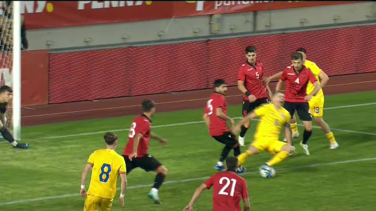 România U21 - Albania U21 5-0 a fost în direct pe Pro Arena & VOYO | A plouat cu goluri în Giulești_8