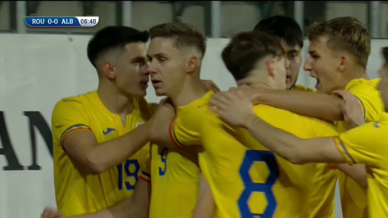 România U21 - Albania U21 5-0 a fost în direct pe Pro Arena & VOYO | A plouat cu goluri în Giulești_10