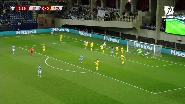 Ce a fost asta?! Israelul a făcut K.O apărarea României în minutul 2! Cum a înscris Zahavi _3