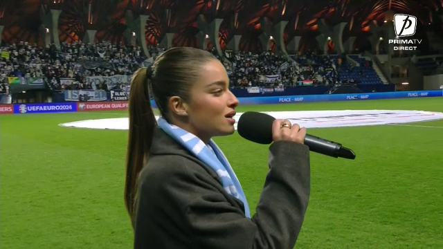 Noa Kirel a atras toate privirile la intonarea imnului Israelului. Cine e vedeta de 22 de ani, iubita unui jucător de la Bayern Munchen_36