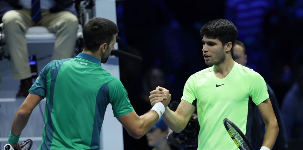 „Djokovic e maestrul!” Alcaraz și „Nole” au făcut un show rarisim la Torino: punctele care le-au tăiat răsuflarea spectatorilor_1