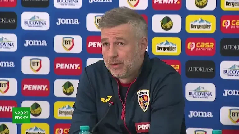 Conferință de presă Edward Iordănescu, înainte de România - Elveția (20.11.2023)