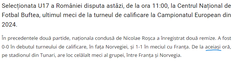 România U17 - Estonia U17 3-0, CALIFICARE pentru Euro! FRF s-a luptat puțin și cu gramatica: ”De la aceiași oră are loc Franța - Norvegia”_2