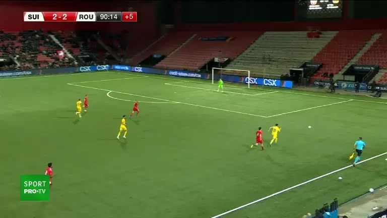 Elveția U21 - Rom&acirc;nia U21 2-2 | Sava, intervenție salvatoare (Pro Arena VOYO)